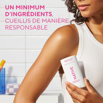Native Aluminum-Free Deodorant, 72-Hour Protection, Strawberry Charm, 75 g