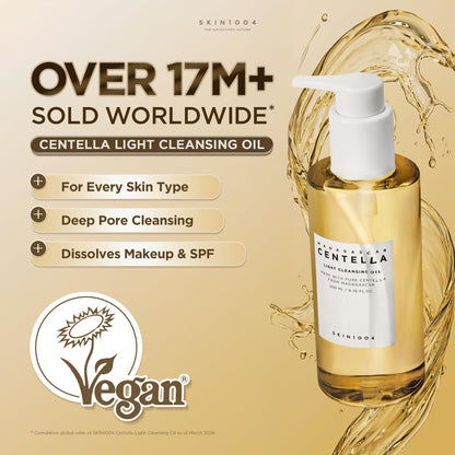 SKIN1004 Madagascar Centella Light Cleansing Oil (6.76 Fluid Ounce) Pure and light oil with fresh cleansing effect, Micellar Cleansing Hypoallergenic Use 🍁 All In One Marketplace Canada