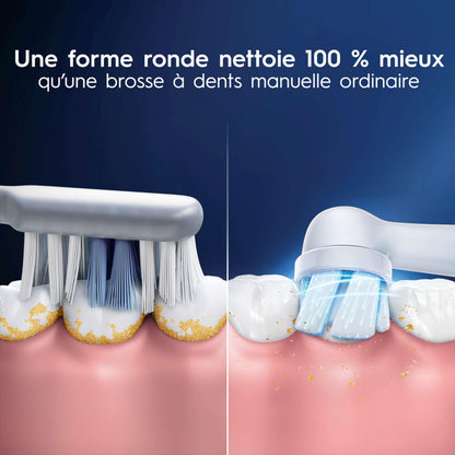 Oral-B iO Series Gentle Care Replacment Brush Head for Oral-B iO Series Electric Toothbrushes, White, 4 count