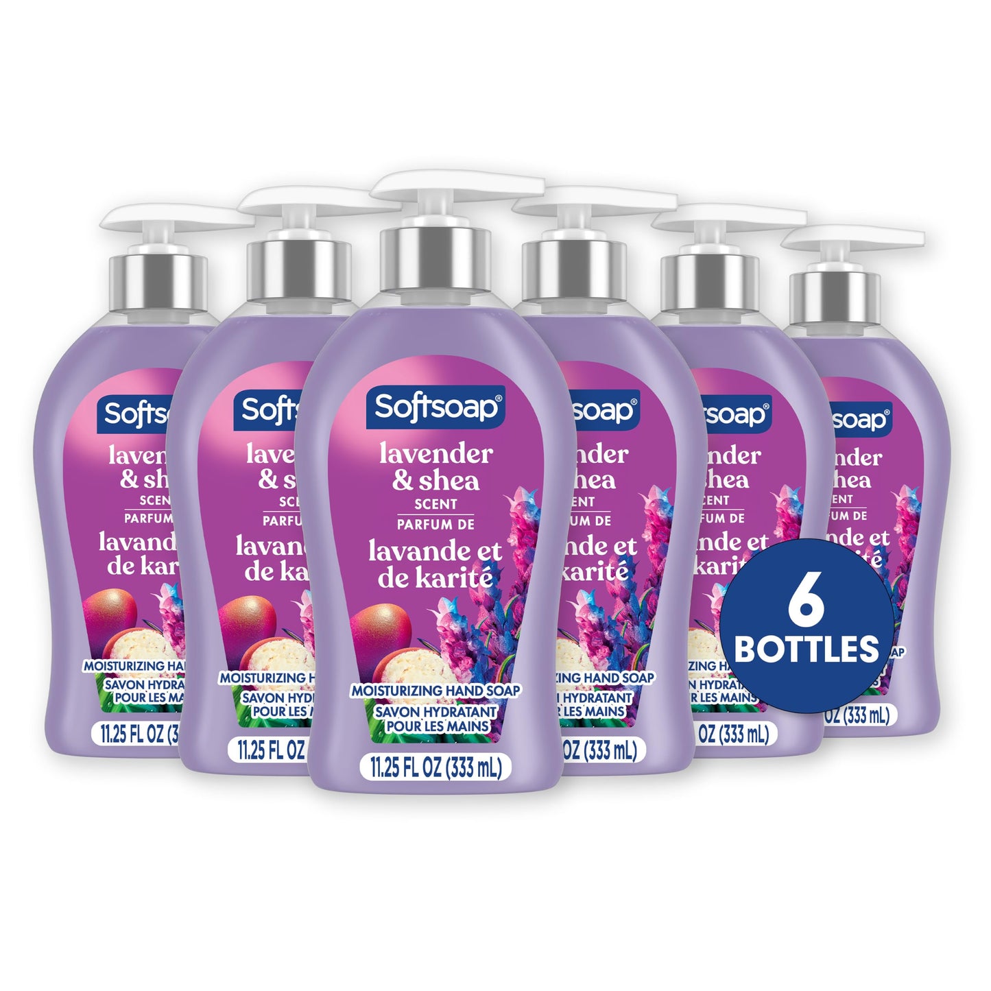 Softsoap Liquid Hand Soap, Lavender and Shea Scent, 332 mL (6 Pack) Softsoap