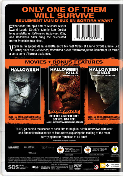 Halloween Trilogy (Halloween / Halloween Kills / Halloween Ends) [DVD]