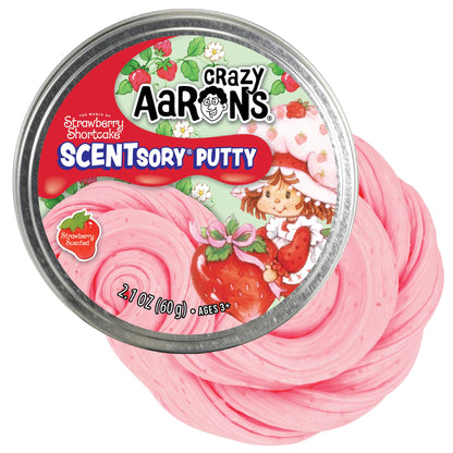 Crazy Aaron's Strawberry Shortcake™ SCENTsory® Putty - Made in USA Crazy Aaron's