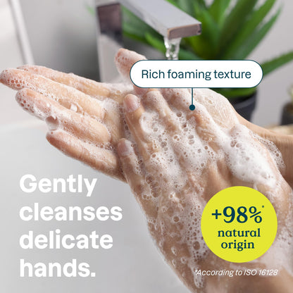 ATTITUDE Hand Soap for Sensitive Skin Enriched with Oat, EWG Verified, Dermatologically Tested, Vegan, Extra Gentle, Unscented, 473 mL (Pack of 3)