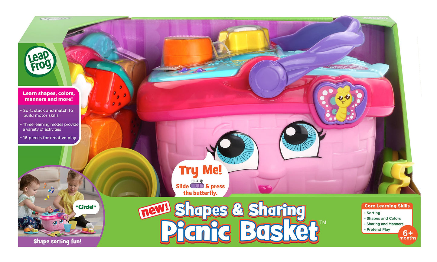 LeapFrog Shapes & Sharing Picnic Basket (English Version) 🍁 All In One Marketplace Canada