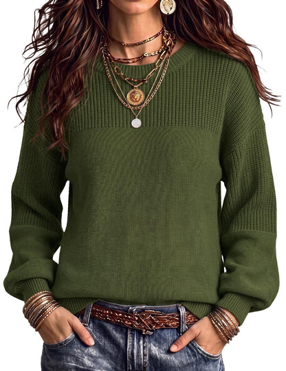 Zeagoo Oversized Sweater for Women Fall Casual Knit Winter Fashion Pullover 🍁 All In One Marketplace Canada