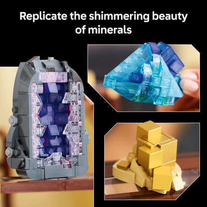 LEGO Ideas Mineral Collection Building Set for Adults, Ages 18+ - Bedroom or Office Decor with 3 Display Shelves - Unique Gift Idea for Men & Women - 21362 🍁 All In One Marketplace Canada