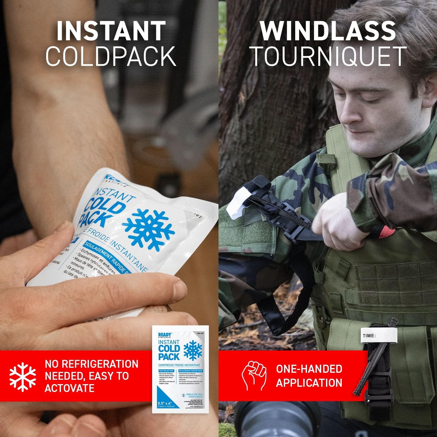 Ready First-Aid 300 Piece First-aid Kit - First Aid Kit for Car, Trousse De Premiers Soins, Home, Camping Essentials, Travel - Available at All In One Marketplace Canada