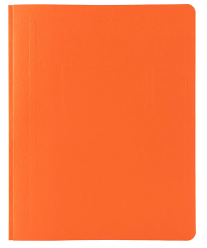Hilroy 3-Prong Report Cover, 8-1/2” x 11”, Orange, 25 Per Pack (06203)