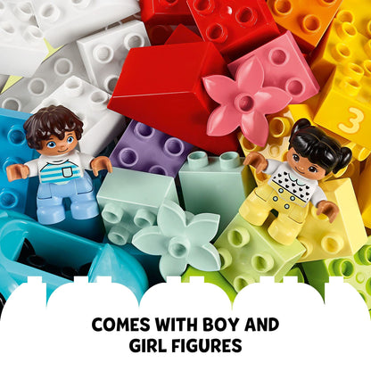 LEGO DUPLO Classic Brick Box Building Blocks - Stacking Toys for Toddlers, Ages 1.5+ Years - Learning & Educational Toys for Preschool - Develop Fine Motor Skills - Gift for Birthdays - 10913