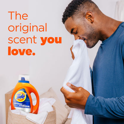 Tide Ultra Hygienic Clean Liquid Laundry Detergent, Original Scent, Removes visible and invisible dirt, Laundry Detergent Liquid, 94 Loads, 3.9L - Available at All In One Marketplace Canada