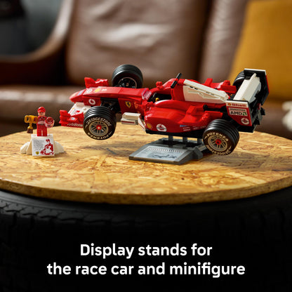 LEGO Icons Ferrari F2004 & Michael Schumacher Building Set for Adults, Ages 18+ - Ferrari F1 Bedroom, Home Office, Desk Decor - Gift Ideas for Men, Women & Fans - 11375 - Available at All In One Marketplace Canada