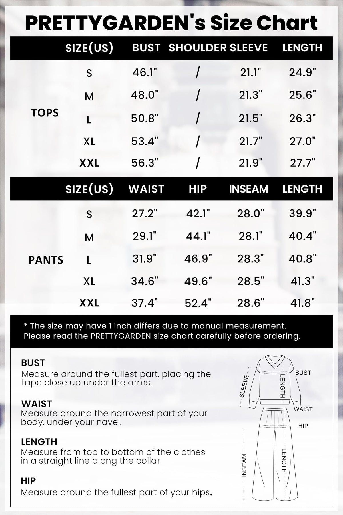 PRETTYGARDEN Womens 2 Piece Outfits Fall Sweatsuits Black,L 🍁 All In One Marketplace Canada