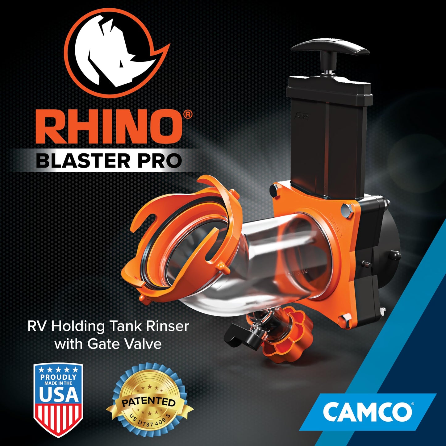 Rhino Blaster Pro, w/Gate Valve Camco