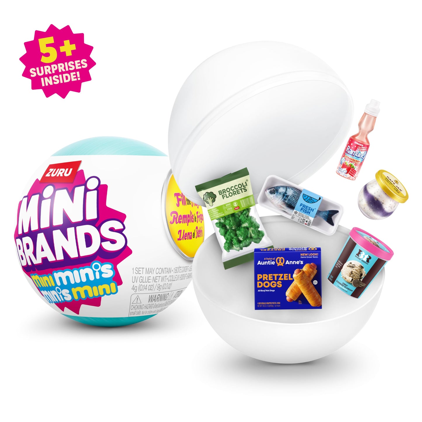 Mini Brands Fill The Fridge Mini Minis Series 1 Capsule by ZURU, Collectible Miniature Toy, 🍁 All In One Marketplace Canada