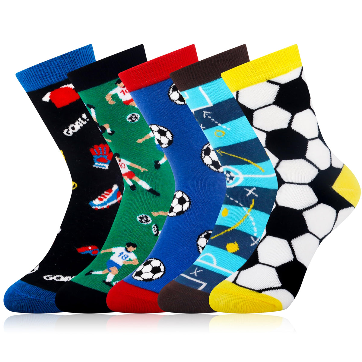 Moyel Funny Soccer Gifts for Boys 8-12, Funky Kids Novelty Socks 🍁 All In One Marketplace Canada