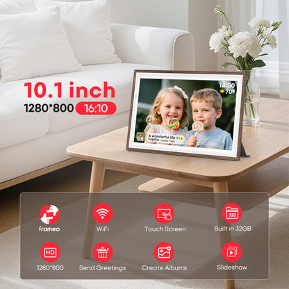 Frameo 10.1" Digital Picture Frame 32GB Storage WiFi Electronic Photo Frame 🍁 All In One Marketplace Canada