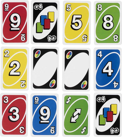 Mattel Games Jeu de Cartes UNO Géant pour Enfants, Adultes et Familles, Accessible aux Daltoniens et Jeu de Cartes Grand Format Personnalisable