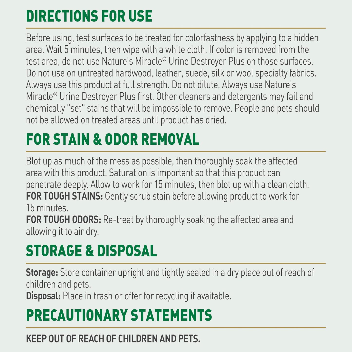 Nature's Miracle Urine Destroyer Plus For Dogs With Flip & Go Sprayer, 64 Ounces, Enzymatic Formula For Dogs Powers Out Tough Dog Urine Messes And Yellow, Sticky Residue Nature's Miracle
