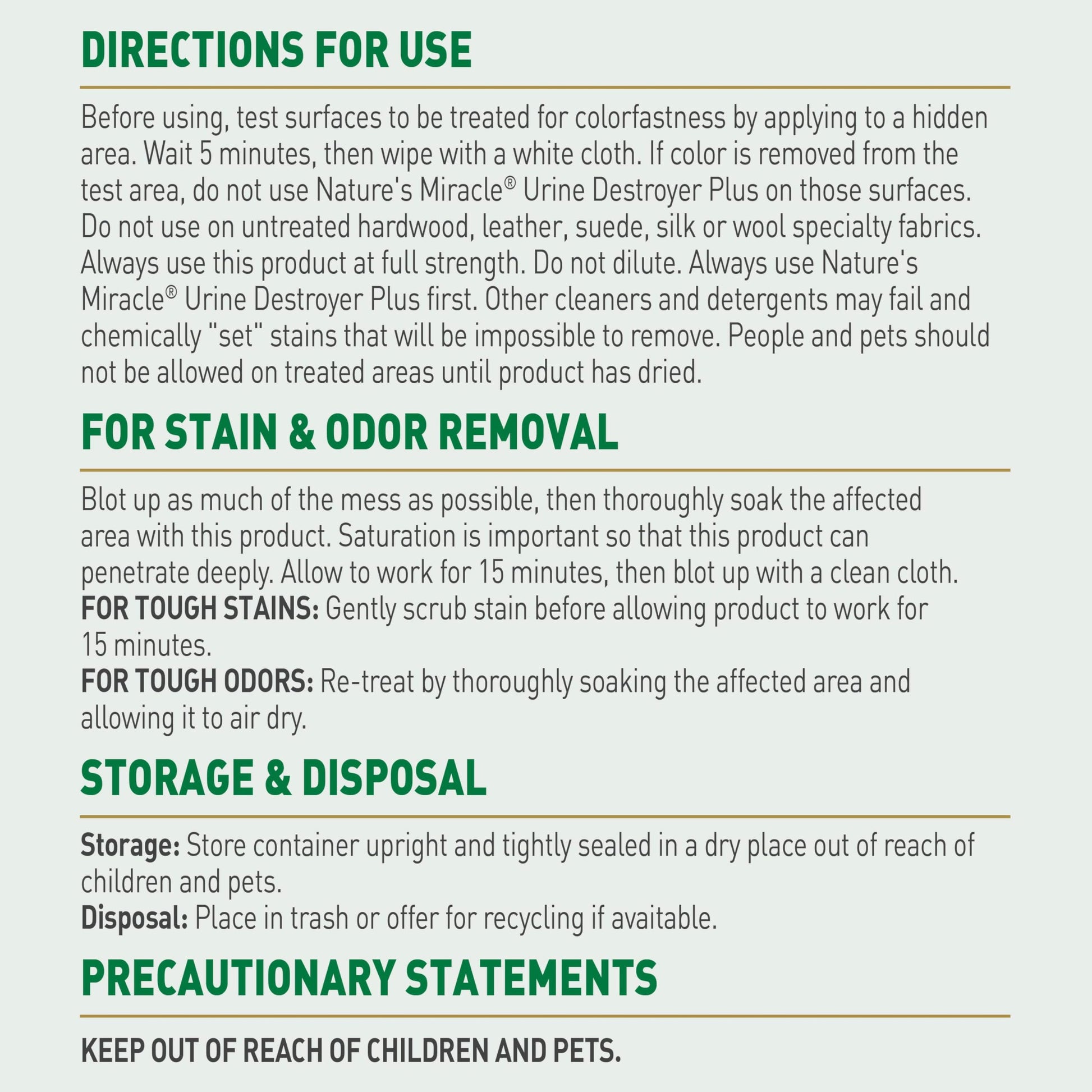 Nature's Miracle Urine Destroyer Plus For Dogs With Flip & Go Sprayer, 64 Ounces, Enzymatic Formula For Dogs Powers Out Tough Dog Urine Messes And Yellow, Sticky Residue Nature's Miracle