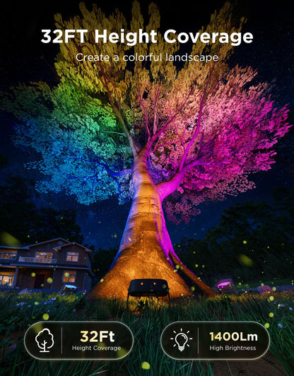 Govee Outdoor Tree Lights 3-Pack, RGBWIC LED Landscape Lighting 🍁 All In One Marketplace Canada