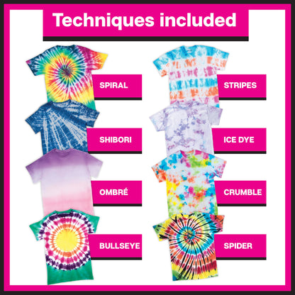 TULIP 34723 One-Step Tie Dye Party Kit - Available at All In One Marketplace Canada