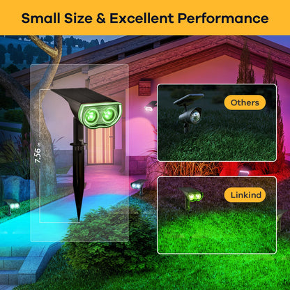 Linkind Halloween Solar Spotlights Outdoor Waterproof Multicolor 6 Pack 🍁 All In One Marketplace Canada