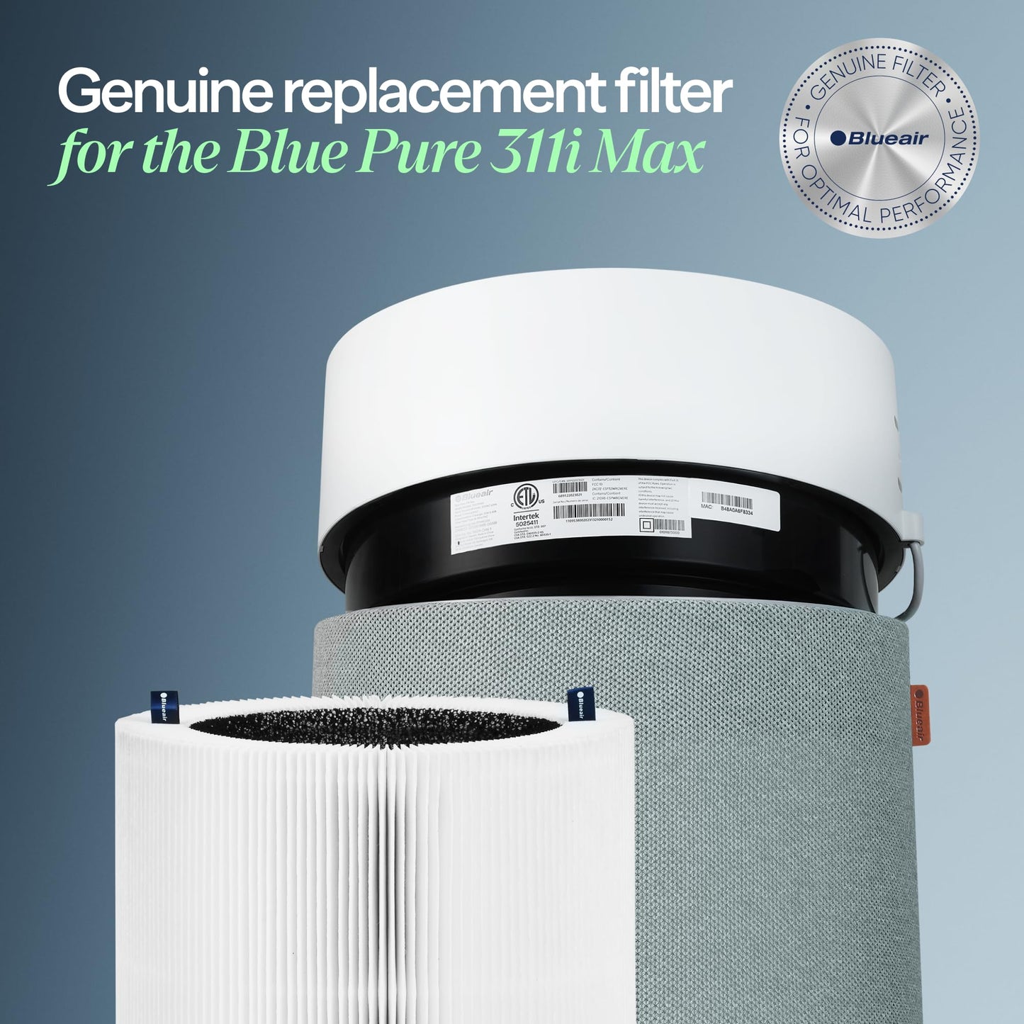 BLUEAIR Pure 311i Max Genuine Replacement Filter F3MAX, Fits Air Purifier 🍁 All In One Marketplace Canada