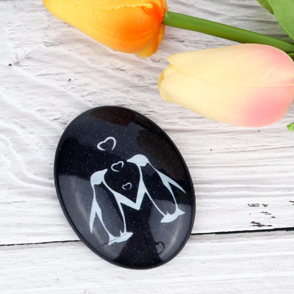 Moyel Penguin Stone Pocket Hug Gifts for Him Her on Anniversary 🍁 All In One Marketplace Canada