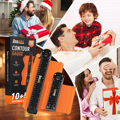 Lenski Stocking Stuffers Gifts for Men, Connectable Contour Gauge Tool 🍁 All In One Marketplace Canada