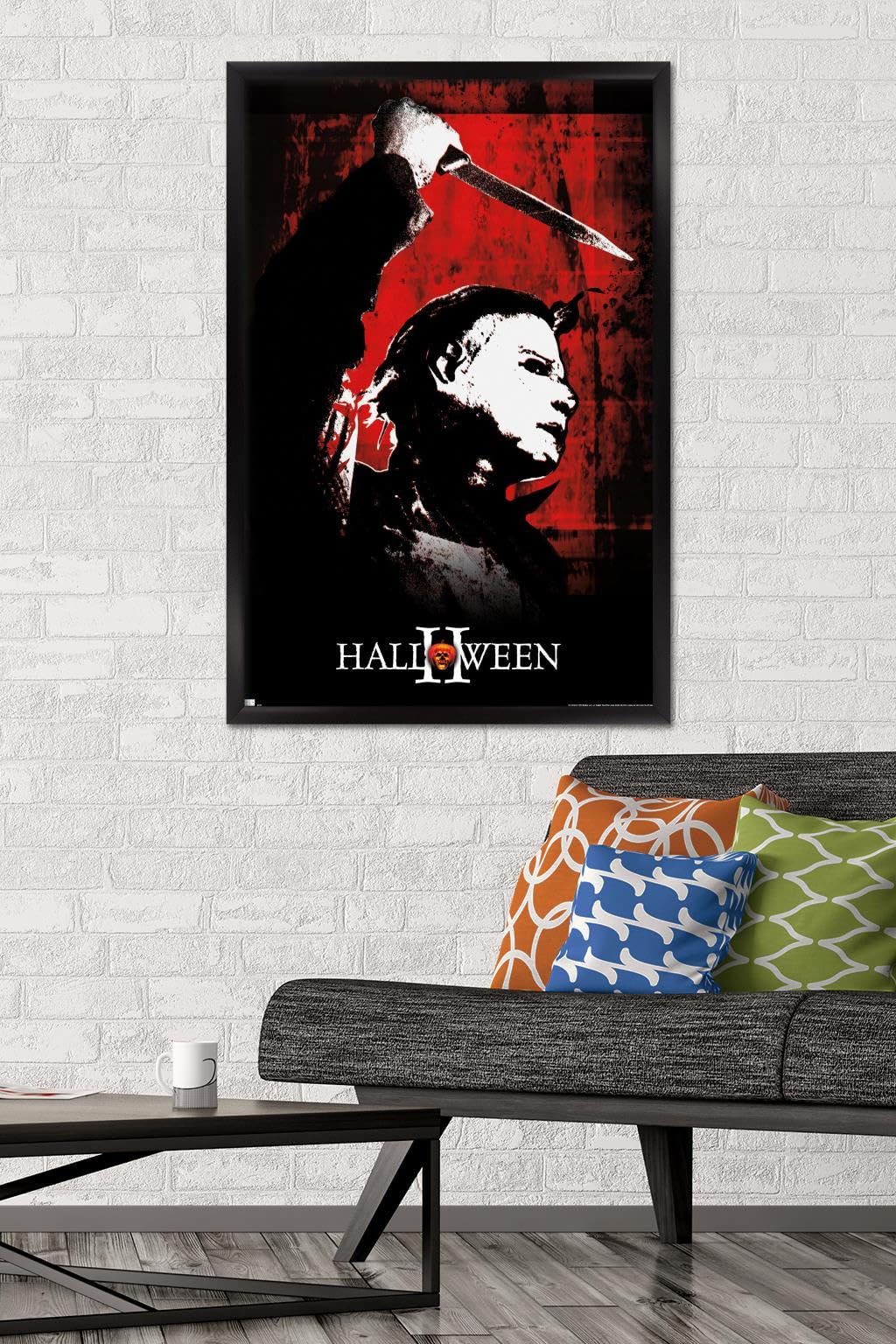 Halloween II - Affiche Murale Rouge