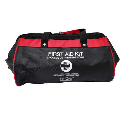 First Aid Central AZ-DLHFAKN Deluxe Emergency First Aid Kit For Home, Work, and Travel, 258 Pieces