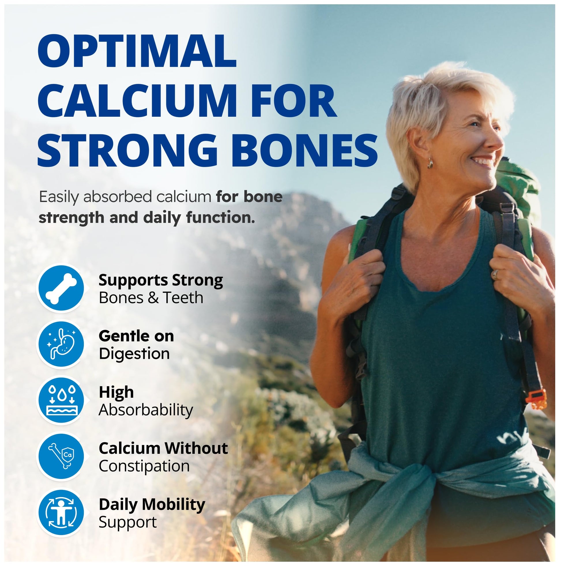 CanPrev Calcium Malate Bis-Glycinate Supplement, 120 Capsules 120-Day Supply - Therapeutic 200mg Elemental - Ideal for Healthy Bones, Teeth, Muscle Cramps and Promote Relaxation - Vegan and Non-GMO - Available at All In One Marketplace Canada