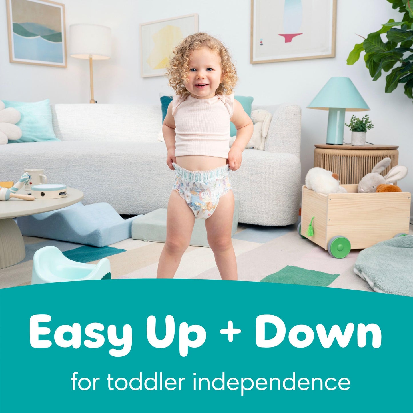 Pampers Easy Ups Training Underwear Boys Size 8 6T-7T, 58 Count
