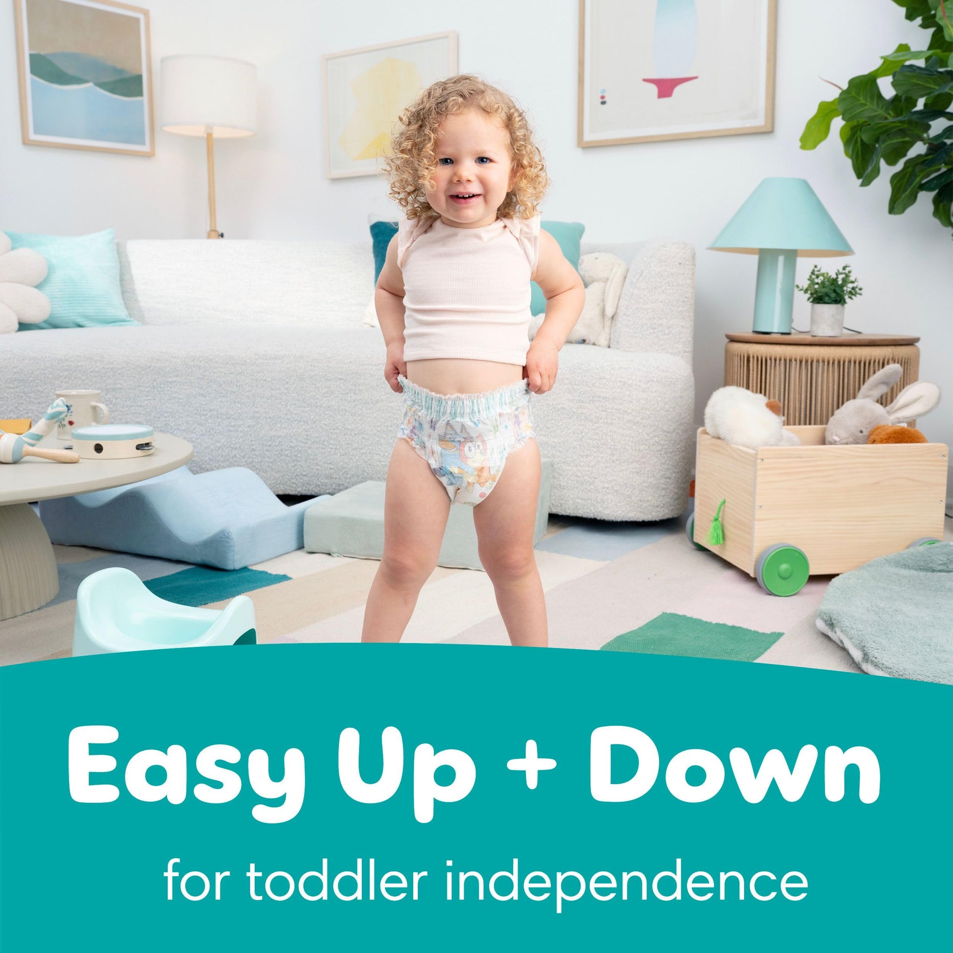 Pampers Easy Ups Training Underwear Boys Size 8 6T-7T, 58 Count