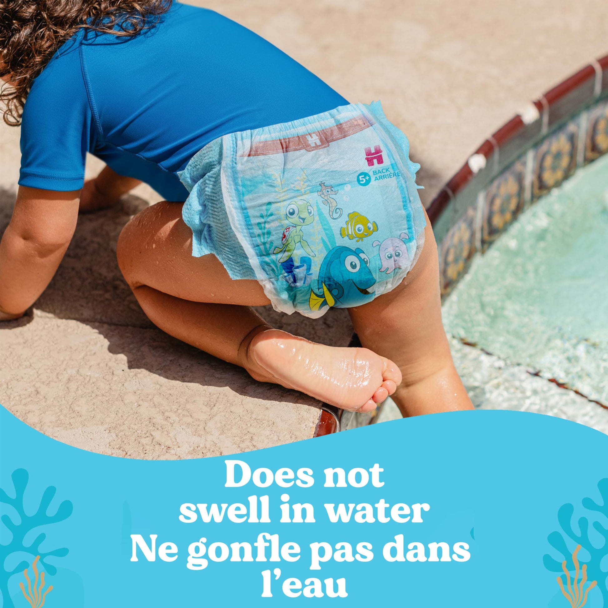 HUGGIES Little Swimmers Swim Diapers, Size 4 Medium, 24-34 lb, 11 Ct HUGGIES