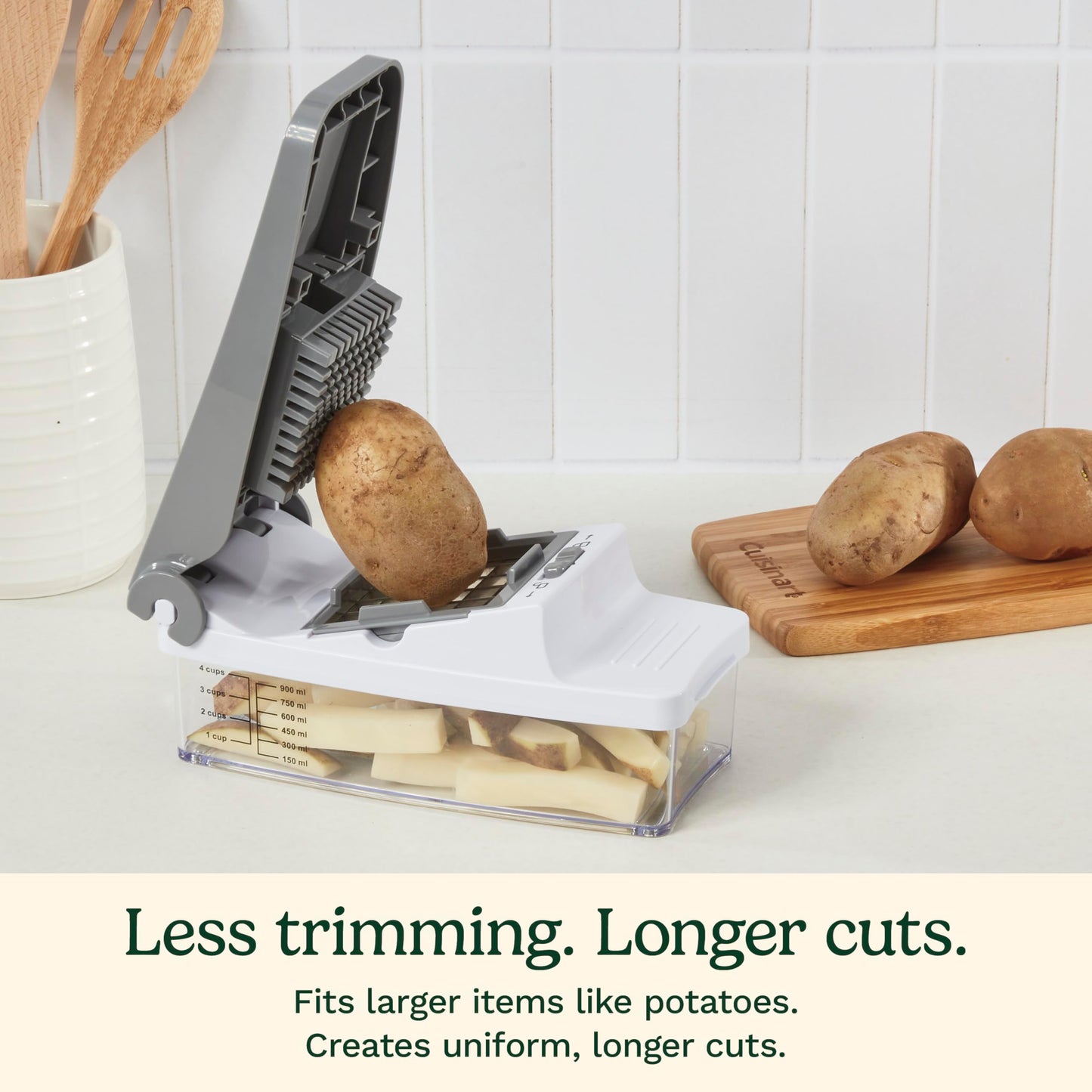 Cuisinart PrepExpress® Vegetable & Fruit Box Dicer/Chopper with Small & Large Blade Grids for Quick & Easy Food Preparation, Comes with a 4-Cup Collection Container (CTG-00-VFCC) - Available at All In One Marketplace Canada