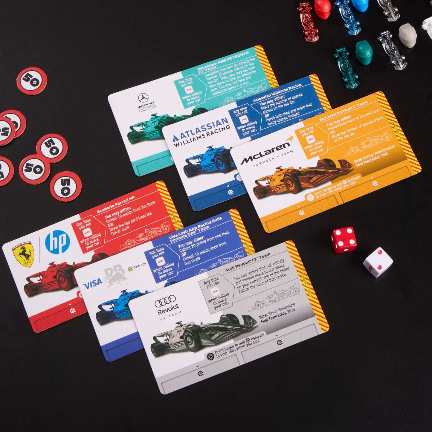 Monopoly F1 Edition Board Game | Officially Licensed Formula 1 Game | Family Games for Kids, Teens and Adults | 2-6 Players | 45 Mins. | Ages 8+ (English) Monopoly