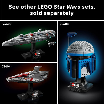 LEGO Star Wars Brick-Built Star Wars Logo - Building Blocks for Adults 18+ - Star Wars Gift Idea for Birthdays - Collectible DIY Model Kit - Home Decor Idea for Fans of The Movie Series - 75407 LEGO