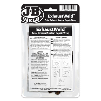 J-B Weld 38572CAN ExhaustWeld Fibreglass Repair Wrap, 2 in x 72 in Kit
