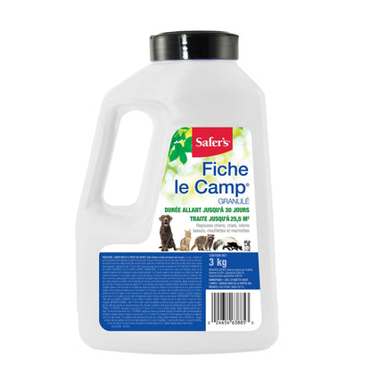 Safer's 3242CAN Critter Ridder Animal Repellent Granules - Repels raccoons, skunks, dogs, cats, squirrels, groundhogs, 3kg