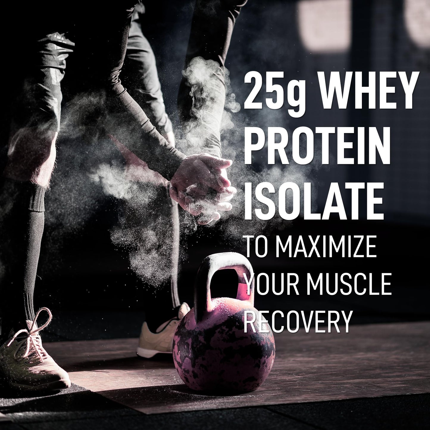 LeanFit Sport Grass-Fed Whey Protein Isolate Powder – Natural Vanilla, 26g Protein Per Serving, 29 Servings