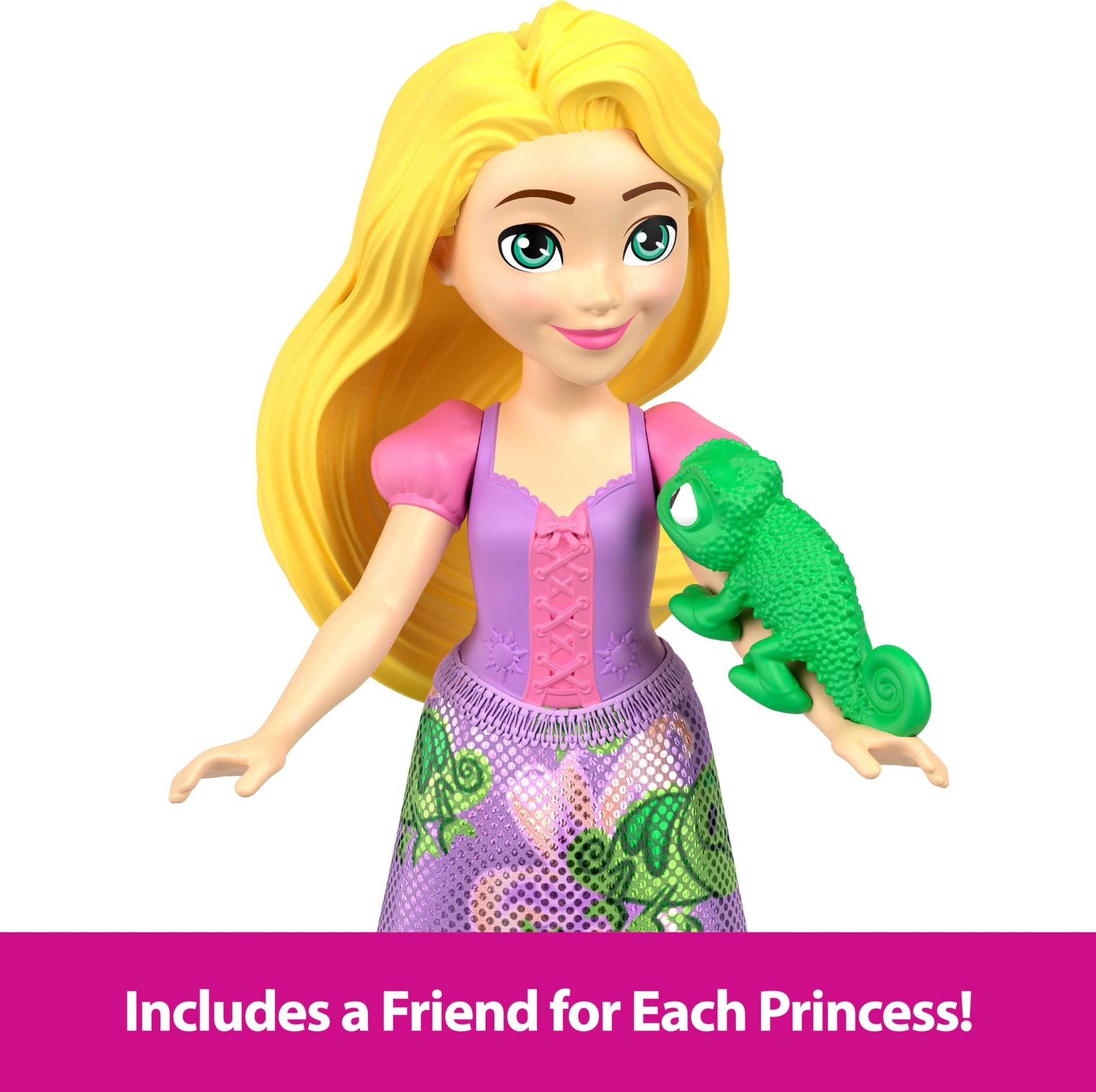 Mattel Disney Princess & Friends Set with 5 Posable Small Dolls in Removable Skirts or Pants & 5 Friend Figures, Inspired by the Disney Movies - Available at All In One Marketplace Canada