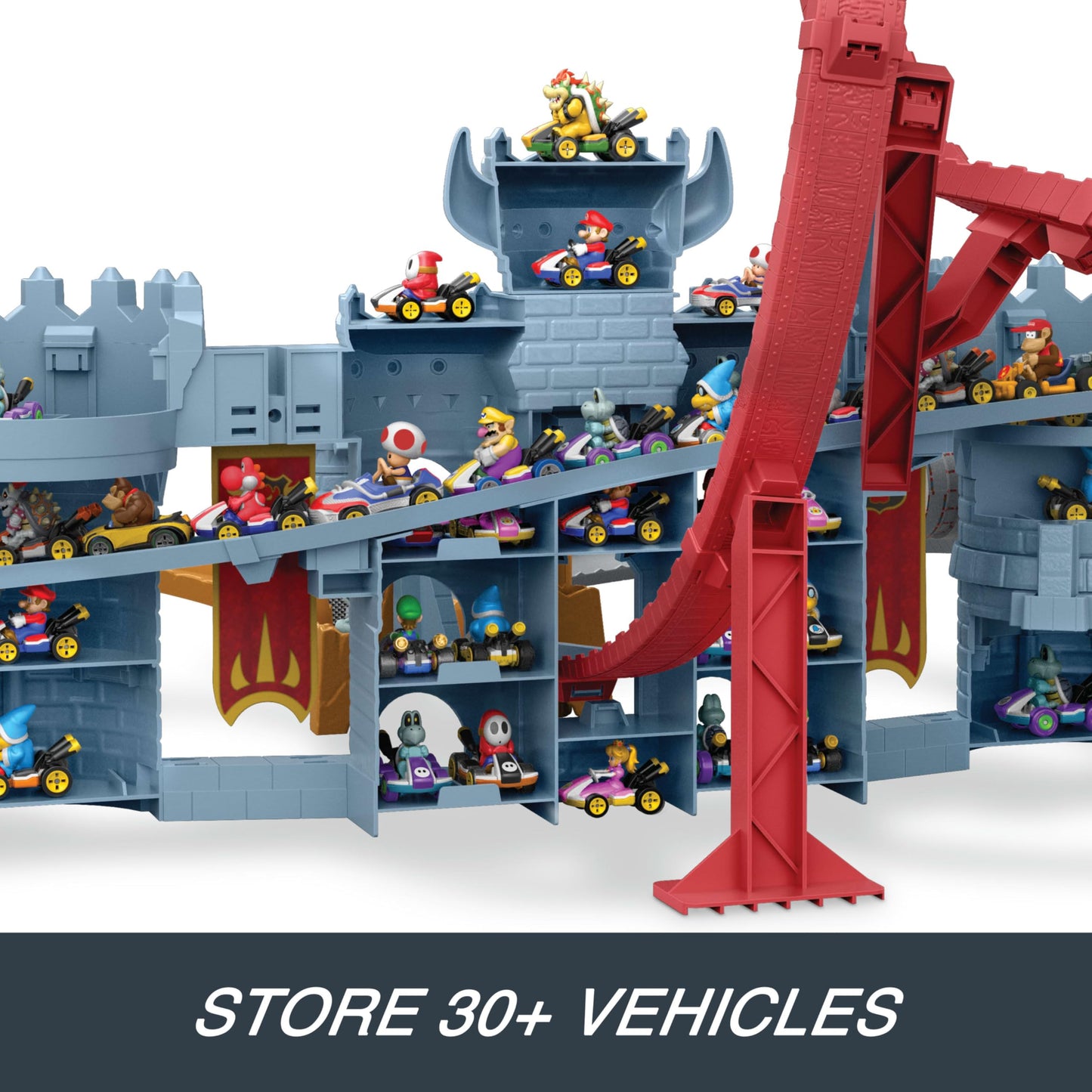 Hot Wheels Mario Kart Bowser’s Castle Playset & Kamek Hot Wheels