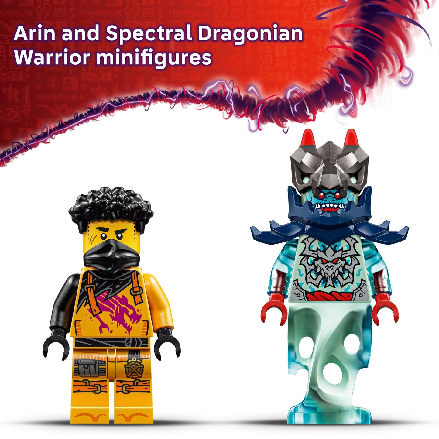LEGO NINJAGO Arin’s Spinjitzu Battle Mech Building Toy - Ninja Building Set for Kids, Ages 7+ - with Arin, Baby Ryu, & Villain Minifigures - Gift Idea for Boys, Girls, & Dragons Rising Fans - 71839 LEGO