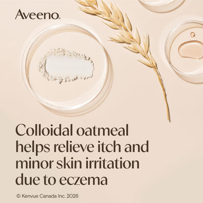 Aveeno Eczema Care Itch Relief Balm, Colloidal Oatmeal Eczema Cream for Instant Itchy Skin Relief, Intense Moisturizing Balm for Sensitive, Eczema-Prone Skin, Steroid- & Fragrance-Free, 311g - Available at All In One Marketplace Canada