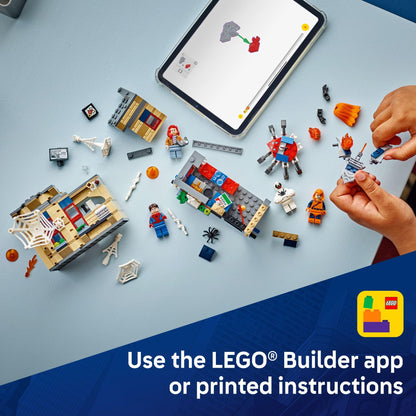 LEGO Marvel Peter Parker’s Apartment - Super Hero Building Toy with 4 Minifigures - Spider-Man and Hobgoblin Battle - Collectible Gift for Kids, Boys and Girls, Ages 8+ - 76317 🍁 All In One Marketplace Canada