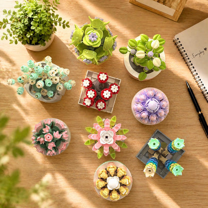 JMBricklayer Flowers Succulents Building Sets for Adults, Tiny Plants Decor 🍁 All In One Marketplace Canada