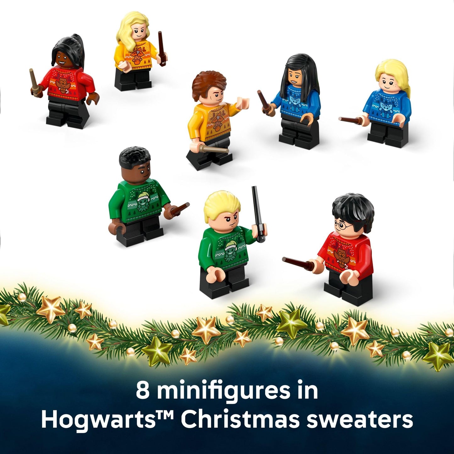 LEGO Harry Potter Advent Calendar 2025 Kids Toy - Holiday Countdown for Boys & Girls, 7+ - 24 Buildable Surprises, Including Harry, Draco & Luna Minifigures - Kids Gift Idea for Christmas - 76456 LEGO
