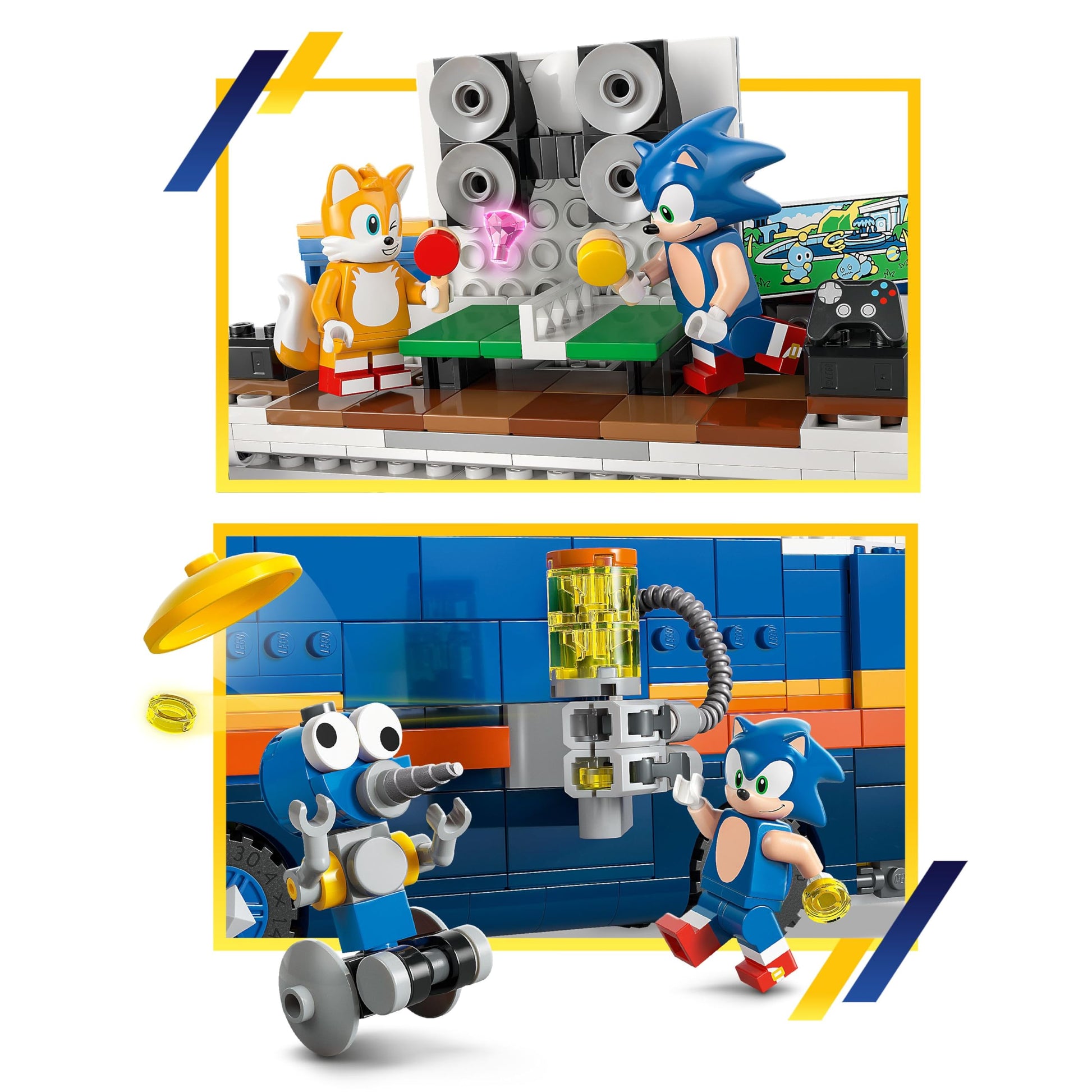LEGO Sonic The Hedgehog Team Sonic Command Truck Building Toy - Pretend Play Vehicle W/5 Figures for Boys & Girls, Ages 8+ - Toy Building Blocks for Kids - Gift Idea for Birthdays - 77006 LEGO