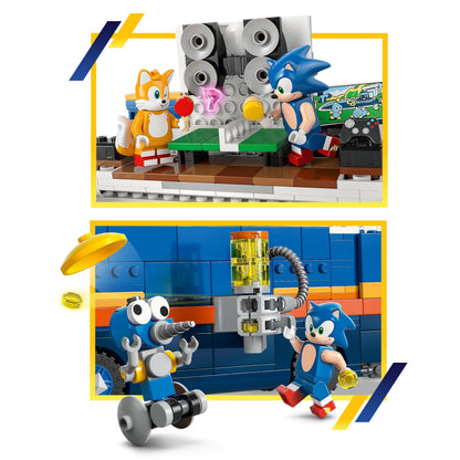 LEGO Sonic The Hedgehog Team Sonic Command Truck Building Toy - Pretend Play Vehicle W/5 Figures for Boys & Girls, Ages 8+ - Toy Building Blocks for Kids - Gift Idea for Birthdays - 77006 LEGO